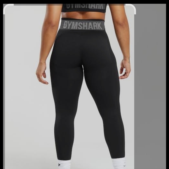Gymshark Pants - Gymshark Charcoal High-Waisted Leggings